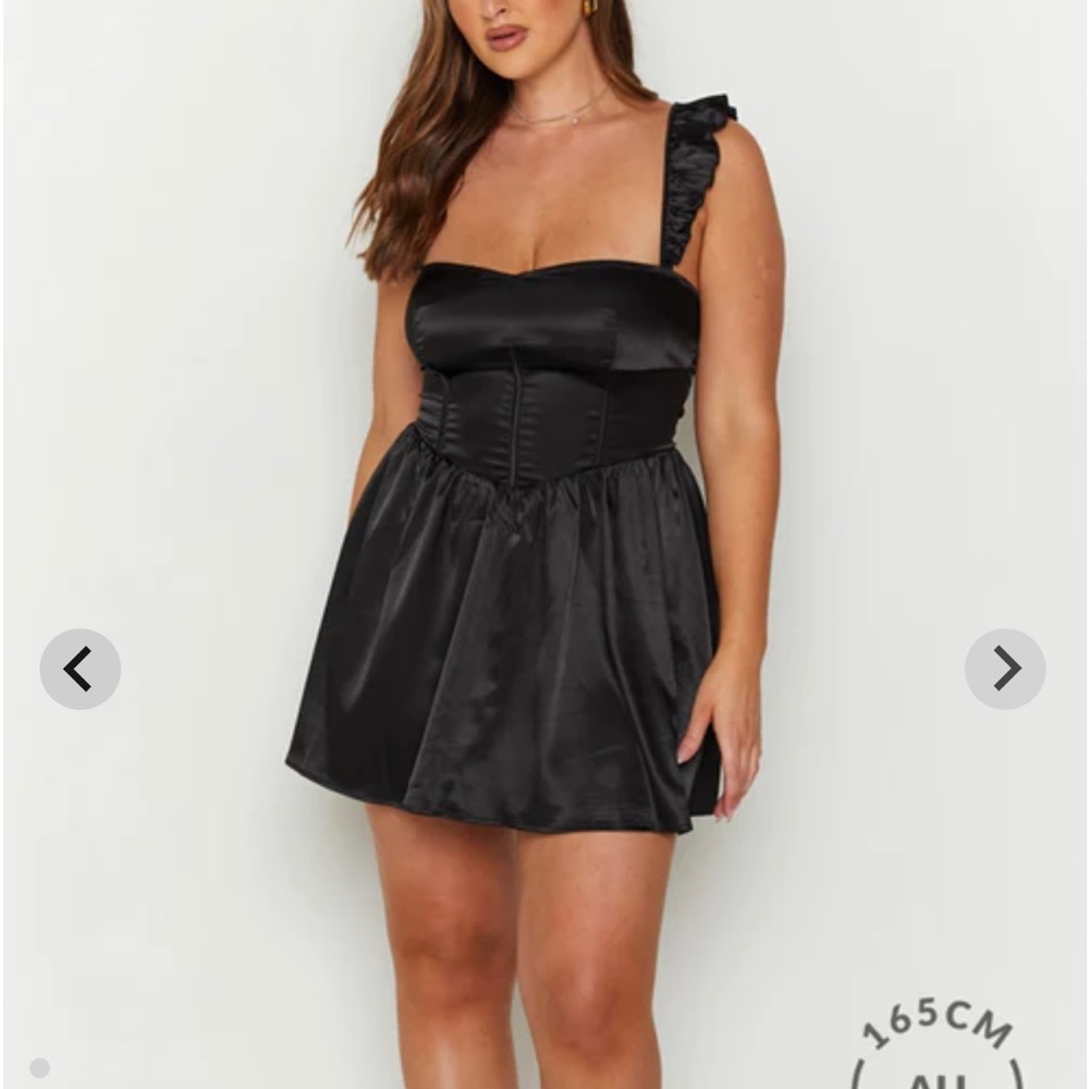 Beginning Boutique Black Corset Mini Dress - Picture 5 of 9